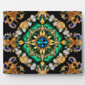 ブラジルカラーのプラークモダンデザイン フォトプラーク (正面)