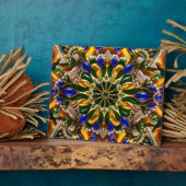 ブラジルカラーのプラークモダンデザイン フォトプラーク (側面)