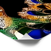 ブラジルカラーの壁ポスターデザイン ポスター (コーナー)