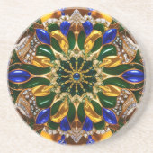 ブラジルカラーズデザインでコースター コースター (正面)