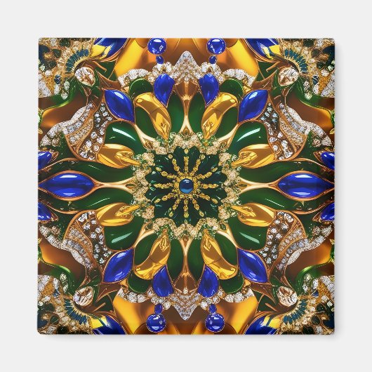 ブラジルカラーズデザイン マグネット (正面)