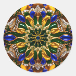 ブラジルカラーズデザイン ラウンドシール