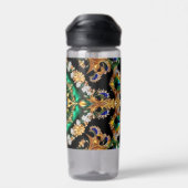 ブラジルカラー付きウォーターボトルデザイン ウォーターボトル (背面)