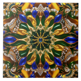 ブラジルカラー付きタイルモダンデザイン タイル