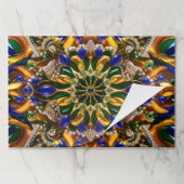 ブラジルカラー付きティアウェイ紙パッド ペーパーパッド (折り畳み)