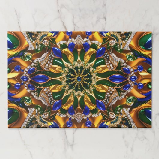 ブラジルカラー付きティアウェイ紙パッド ペーパーパッド (正面)