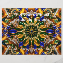 ブラジルカラー付きフライヤーデザイン チラシ