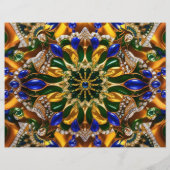 ブラジルカラー付きフライヤーデザイン チラシ (裏面)