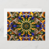 ブラジルカラー付きポストカードデザイン ポストカード (正面/裏面)