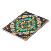 ブラジルカラー付きメモ帳のモダンデザイン ノートパッド (回転)