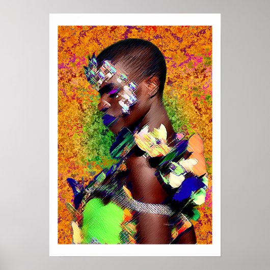 ブラジルカーニバルお祝い ポスター (正面)