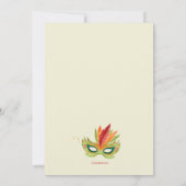 ブラジルカーニバルプロム 招待状 (裏面)