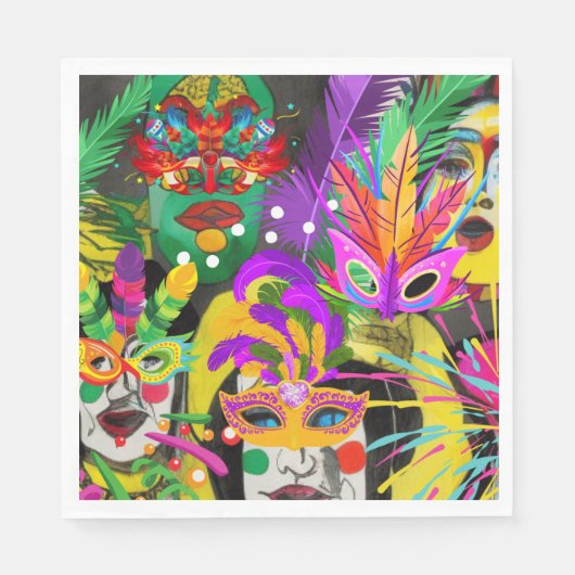 ブラジルカーニバル スタンダードランチョンナプキン (正面)