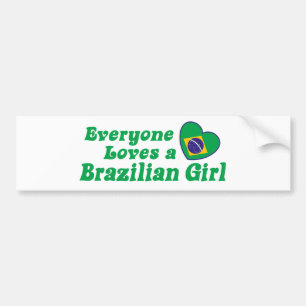 ブラジルガール バンパーステッカー