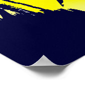 ブラジルグランジ2010サッカー愛好家のfutbolギフト ポスター (角)