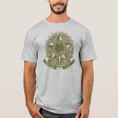 ブラジルコートオブアームズヴィンテージ Tシャツ (正面)