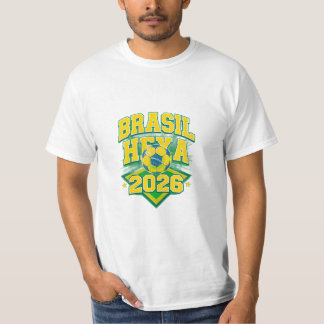 ブラジルサッカーのための楽しいTシャツ Tシャツ