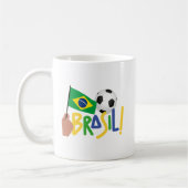 ブラジルサッカーの誇り コーヒーマグカップ (左)