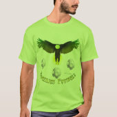 ブラジルサッカーイーグルメンズ長袖シャツ Tシャツ (正面)