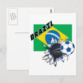 ブラジルサッカーギア ポストカード (正面/裏面)