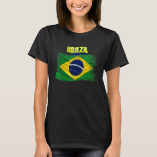 ブラジルサッカーサポーター訪問者ブラジルサッカー Tシャツ
