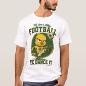 ブラジルサッカーファンTシャツ ダンスで応援 Tシャツ (正面)
