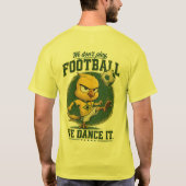 ブラジルサッカーファンTシャツ ダンスで応援 Tシャツ (裏面)