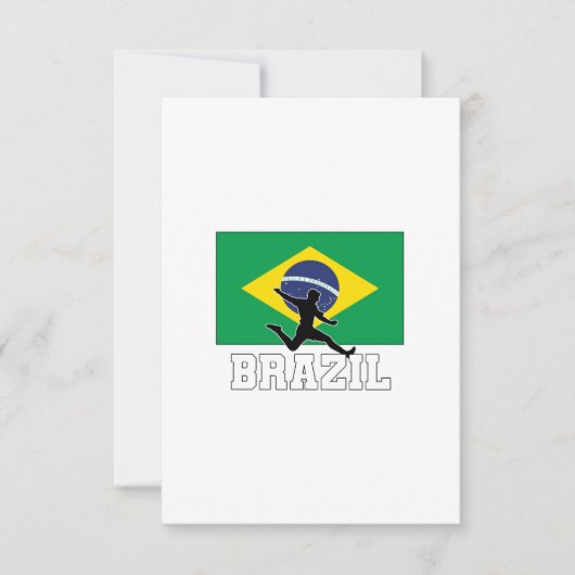 ブラジルサッカー代表チーム カード (正面)