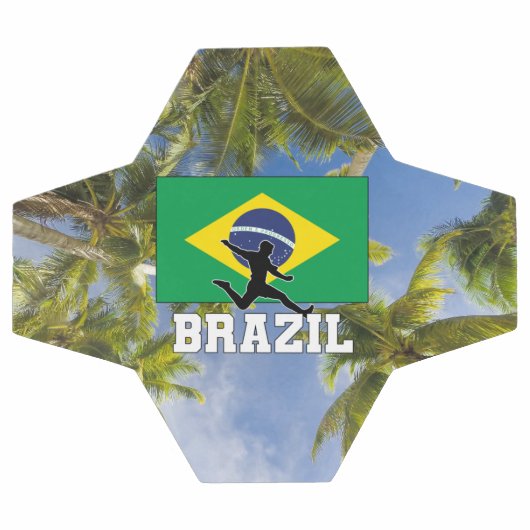 ブラジルサッカー代表チーム サッカーボール (フラット)