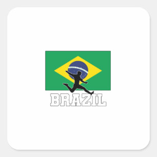 ブラジルサッカー代表チーム スクエアシール