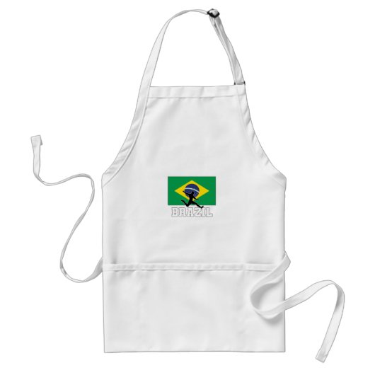 ブラジルサッカー代表チーム スタンダードエプロン (正面)