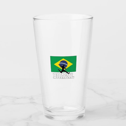 ブラジルサッカー代表チーム タンブラーグラス (正面)