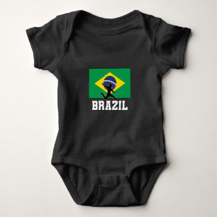 ブラジルサッカー代表チーム ベビーボディスーツ