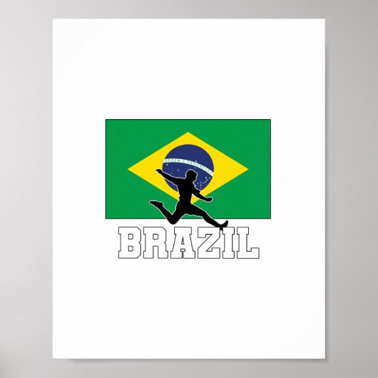 ブラジルサッカー代表チーム ポスター (正面)