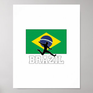 ブラジルサッカー代表チーム ポスター