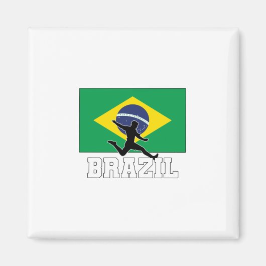 ブラジルサッカー代表チーム マグネット (正面)