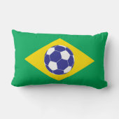 ブラジルサッカー国旗 ランバークッション (裏面)