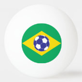 ブラジルサッカー国旗 卓球ボール (裏面)