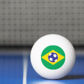 ブラジルサッカー国旗 卓球ボール (ネット)