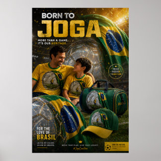 ブラジルサッカー遺産コレクション – 父と息子 ポスター