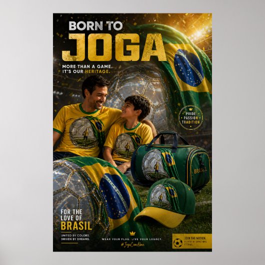 ブラジルサッカー遺産コレクション – 父と息子 ポスター (正面)