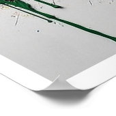 ブラジルサッカー都市景観油絵スタイルポスター ポスター (角)