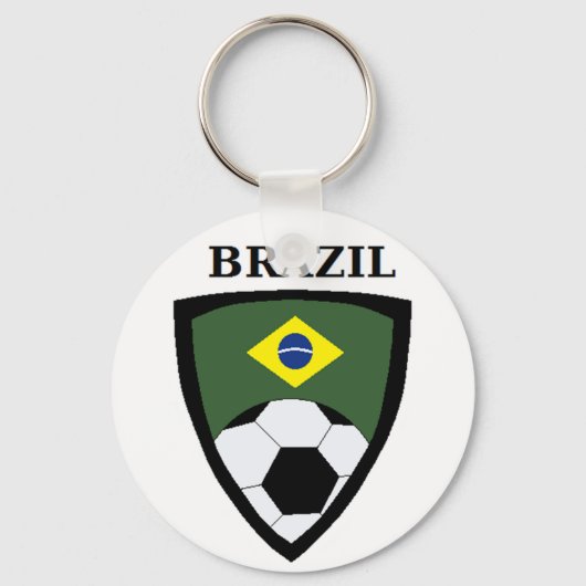 ブラジルサッカー キーホルダー (正面)