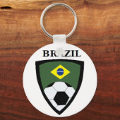 ブラジルサッカー キーホルダー (正面)