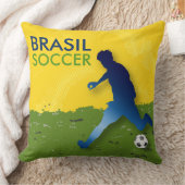 ブラジルサッカー クッション (ブランケット)