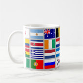 ブラジルサッカー コーヒーマグカップ (左)