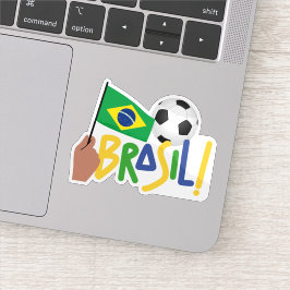 ブラジルサッカー シール