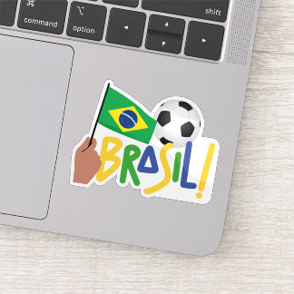 ブラジルサッカー シール