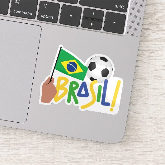 ブラジルサッカー シール (詳細)