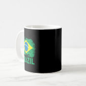 ブラジルサッカー ブラジル国旗 コーヒーマグカップ (正面左)